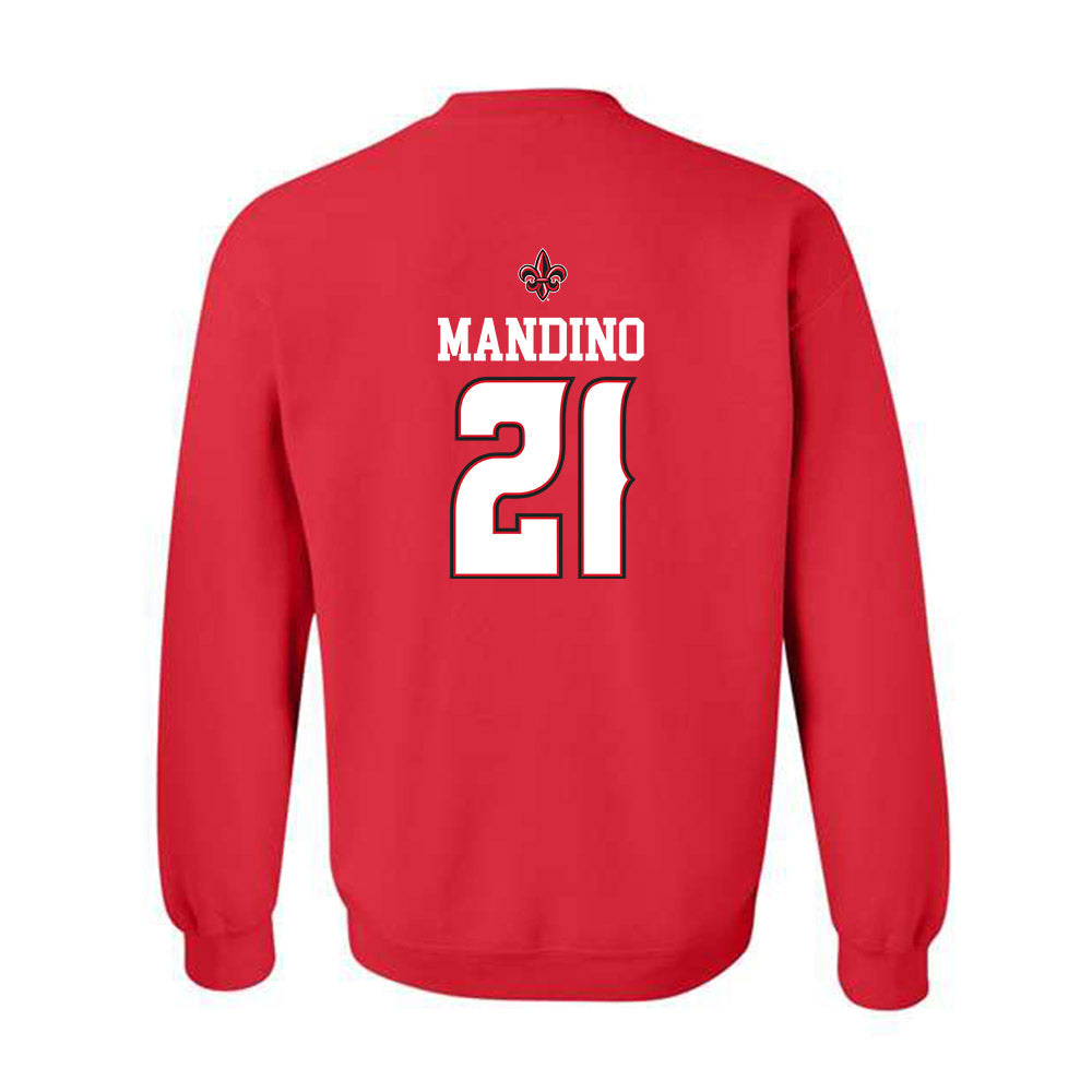 Louisiana - NCAA Baseball : Maddox Mandino - Replica Shersey Crewneck Sweatshirt-1