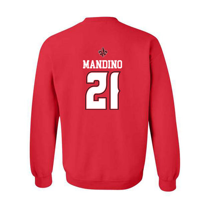 Louisiana - NCAA Baseball : Maddox Mandino - Replica Shersey Crewneck Sweatshirt-1