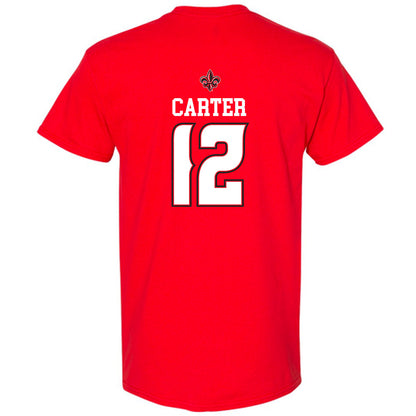 Louisiana - NCAA Baseball : Garret Carter - Replica Shersey T-Shirt-1