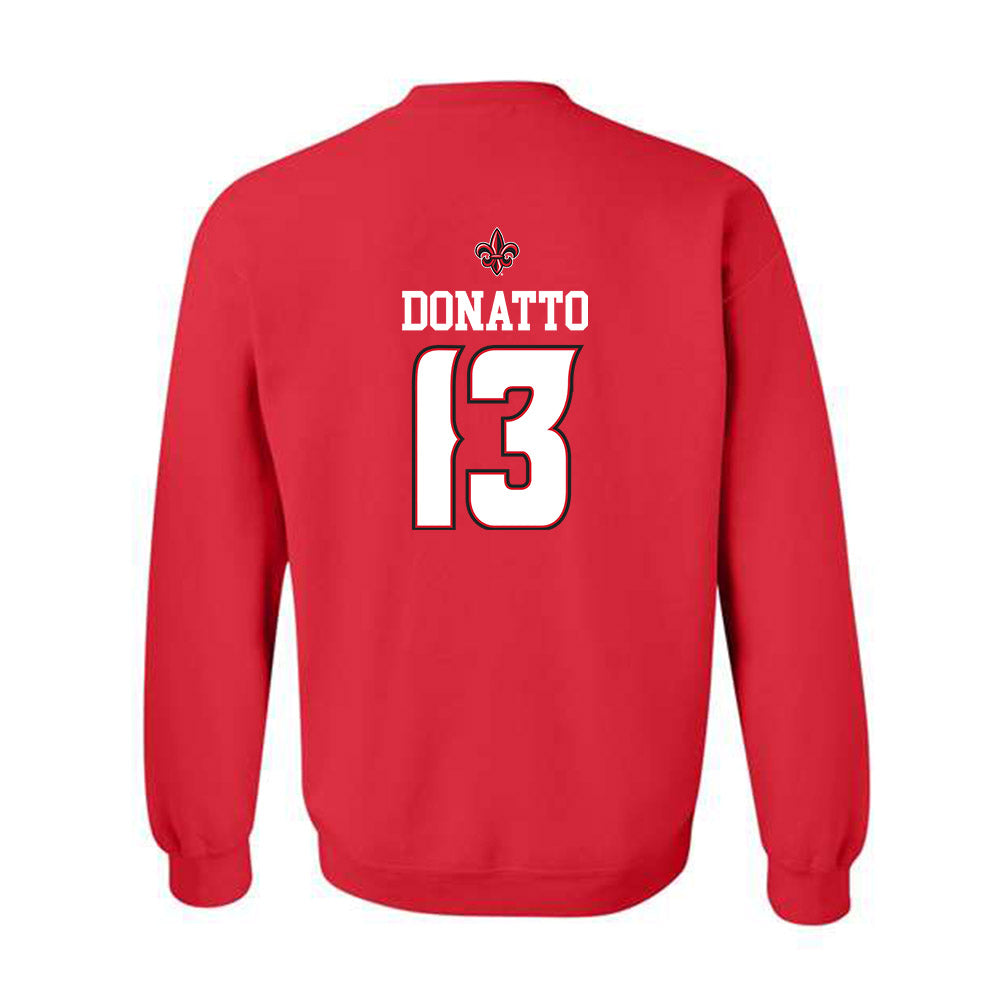 Louisiana - NCAA Baseball : Ahmar Donatto - Replica Shersey Crewneck Sweatshirt-1