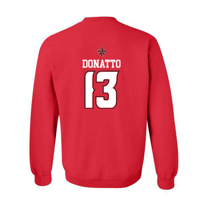 Louisiana - NCAA Baseball : Ahmar Donatto - Replica Shersey Crewneck Sweatshirt-1