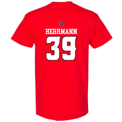 Louisiana - NCAA Baseball : Andrew Herrmann - T-Shirt Replica Shersey