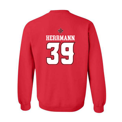 Louisiana - NCAA Baseball : Andrew Herrmann - Crewneck Sweatshirt Replica Shersey