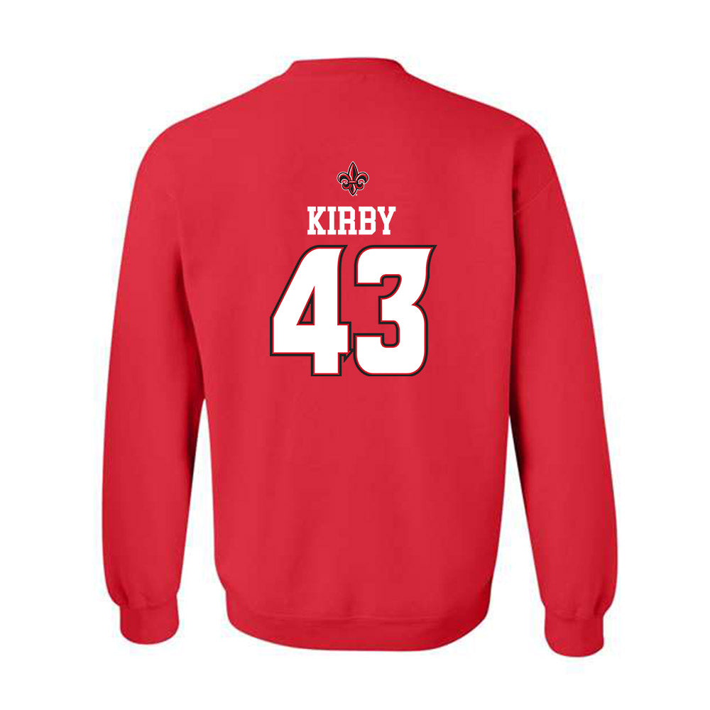 Louisiana - NCAA Baseball : Drew Kirby - Crewneck Sweatshirt Replica Shersey