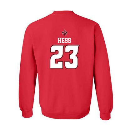 Louisiana - NCAA Baseball : Tate Hess - Replica Shersey Crewneck Sweatshirt-1