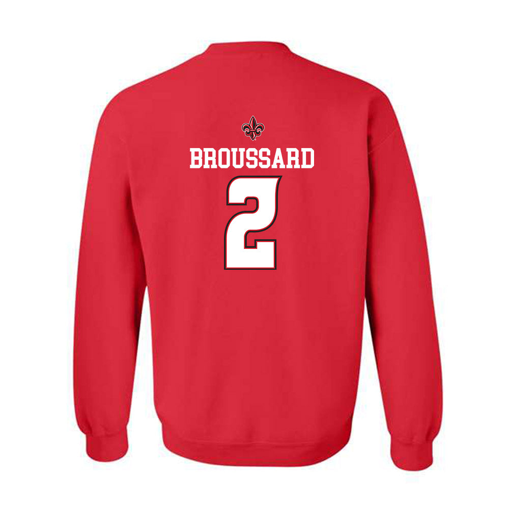 Louisiana - NCAA Baseball : Bryan Broussard - Crewneck Sweatshirt Replica Shersey