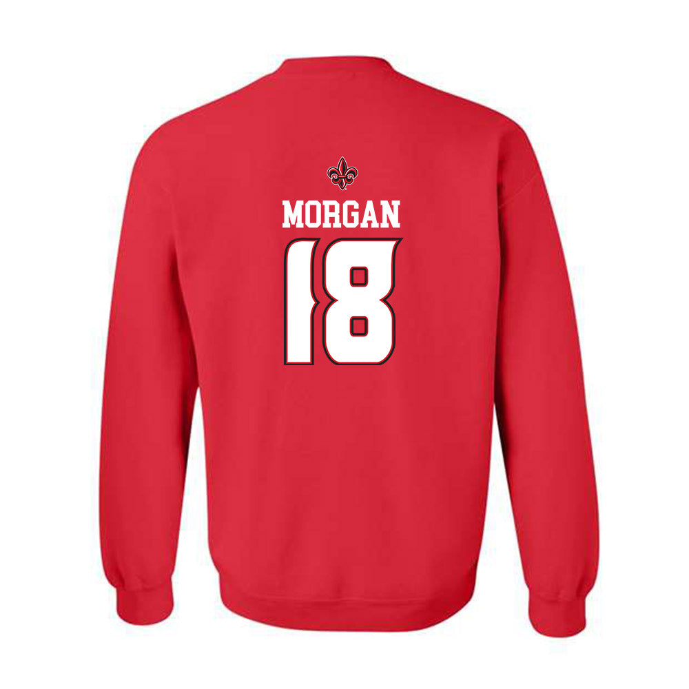 Louisiana - NCAA Baseball : Chase Morgan - Crewneck Sweatshirt Replica Shersey