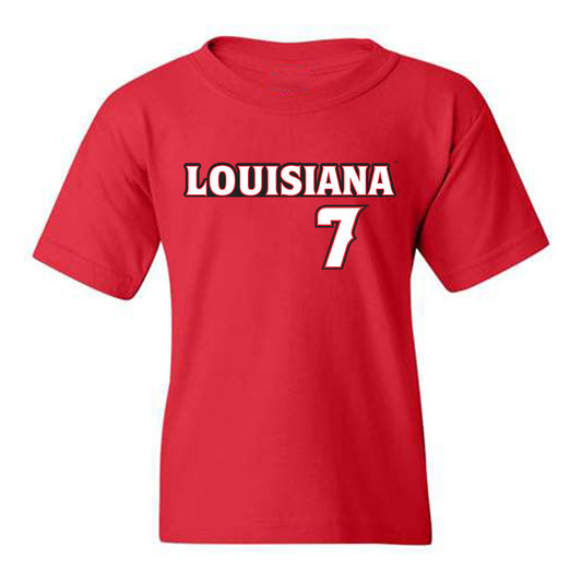 Louisiana - NCAA Baseball : Colton Ryals - Youth T-Shirt Replica Shersey