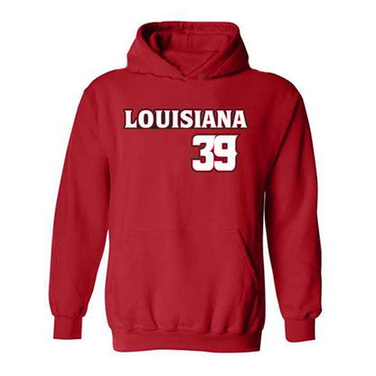 Louisiana - NCAA Baseball : Andrew Herrmann - Hooded Sweatshirt Replica Shersey