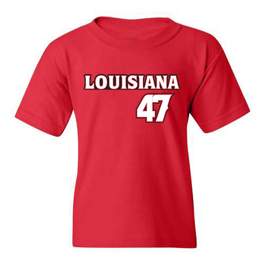 Louisiana - NCAA Baseball : Jose Torres - Youth T-Shirt Replica Shersey