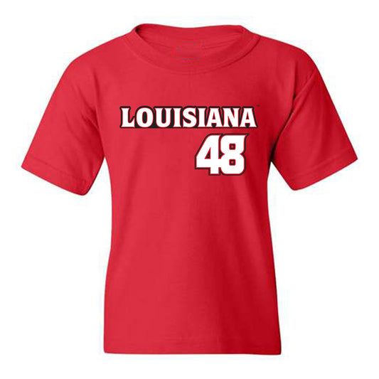 Louisiana - NCAA Baseball : Tate Hess - Youth T-Shirt Replica Shersey