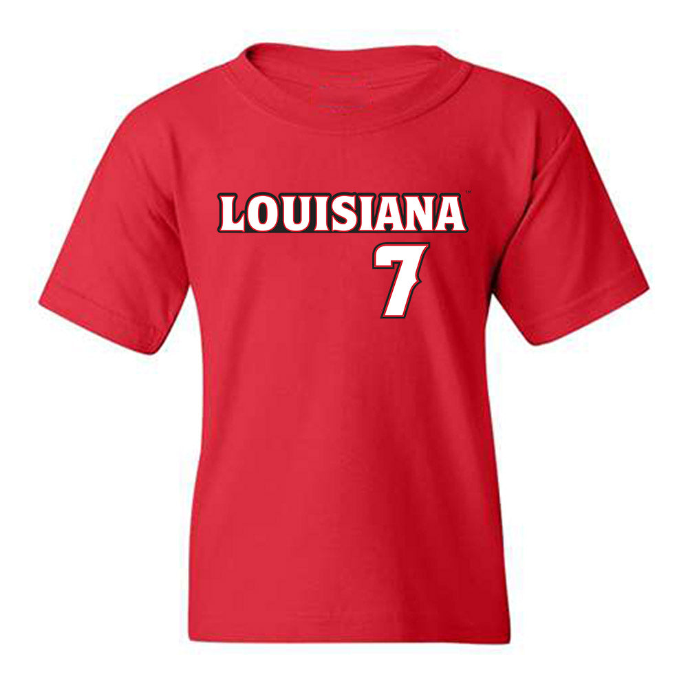 Louisiana - NCAA Baseball : Griffin Hebert - Replica Shersey Youth T-Shirt-0