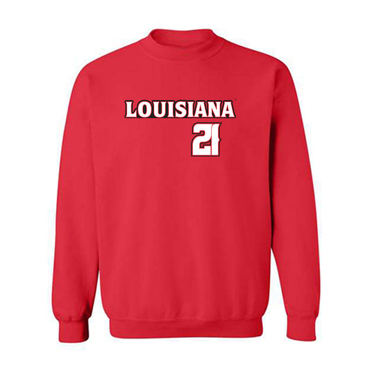 Louisiana - NCAA Baseball : Maddox Mandino - Replica Shersey Crewneck Sweatshirt-0