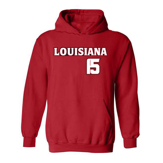 Louisiana - NCAA Baseball : Clayton Pourciau - Hooded Sweatshirt Replica Shersey
