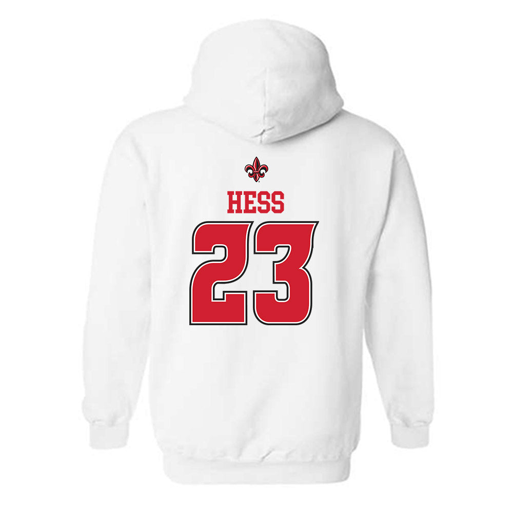 Louisiana - NCAA Baseball : Tate Hess - Sports Shersey Hooded Sweatshirt-1