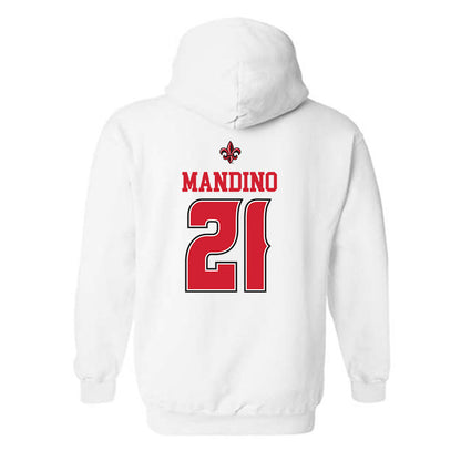 Louisiana - NCAA Baseball : Maddox Mandino - Sports Shersey Hooded Sweatshirt-1