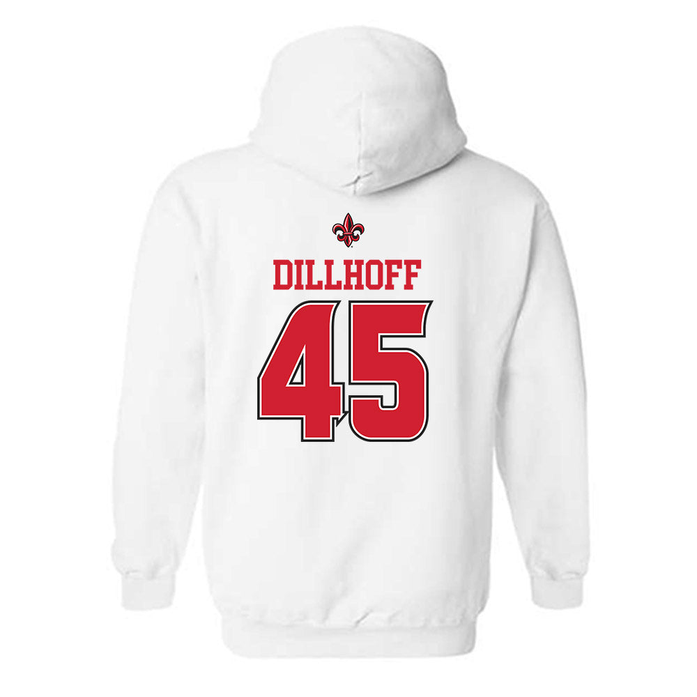 Louisiana - NCAA Baseball : Parker Dillhoff - Sports Shersey Hooded Sweatshirt