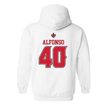 Louisiana - NCAA Baseball : Cowan Alfonso - Sports Shersey Hooded Sweatshirt-1