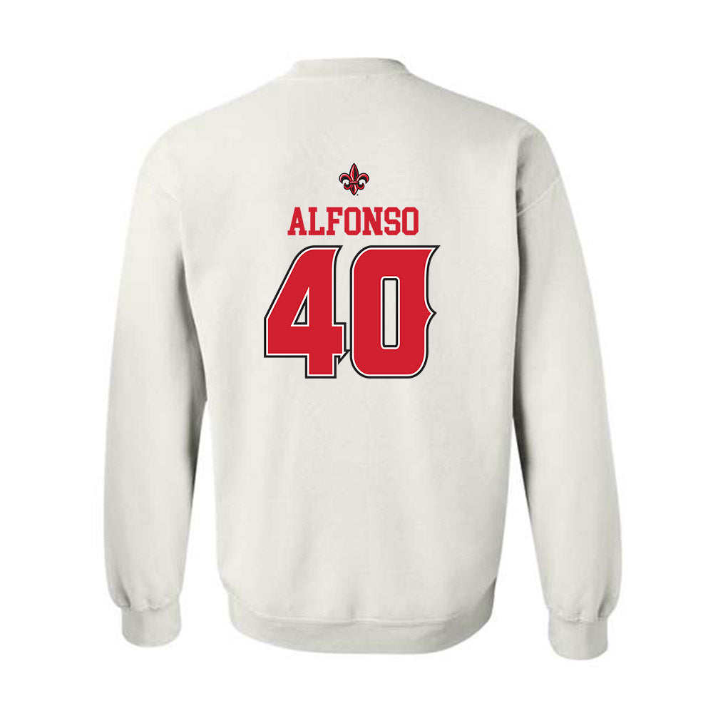 Louisiana - NCAA Baseball : Cowan Alfonso - Sports Shersey Crewneck Sweatshirt-1