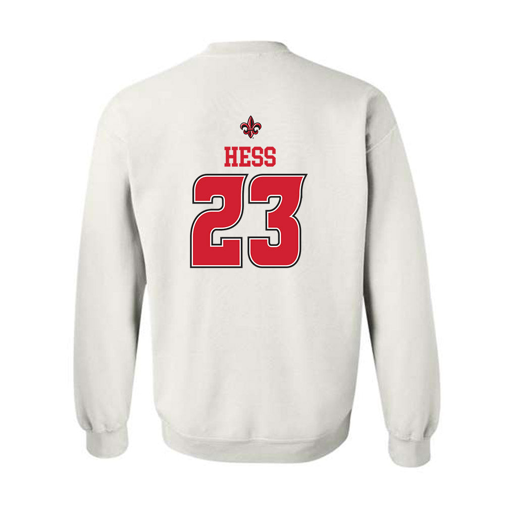 Louisiana - NCAA Baseball : Tate Hess - Sports Shersey Crewneck Sweatshirt-1