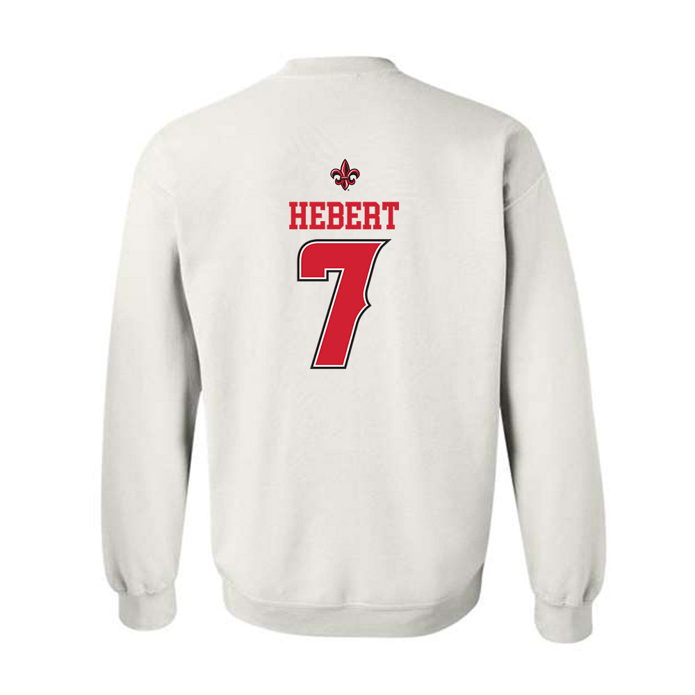 Louisiana - NCAA Baseball : Griffin Hebert - Sports Shersey Crewneck Sweatshirt-1