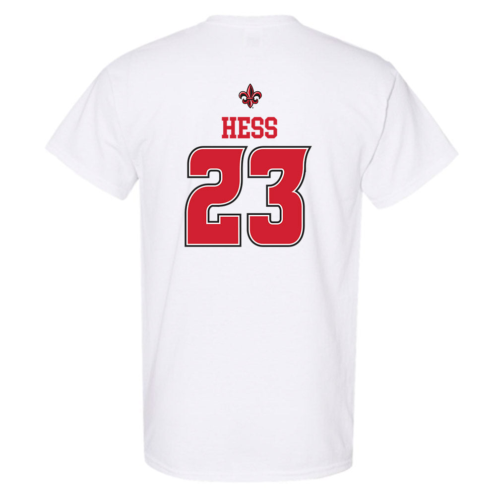 Louisiana - NCAA Baseball : Tate Hess - Sports Shersey T-Shirt-1