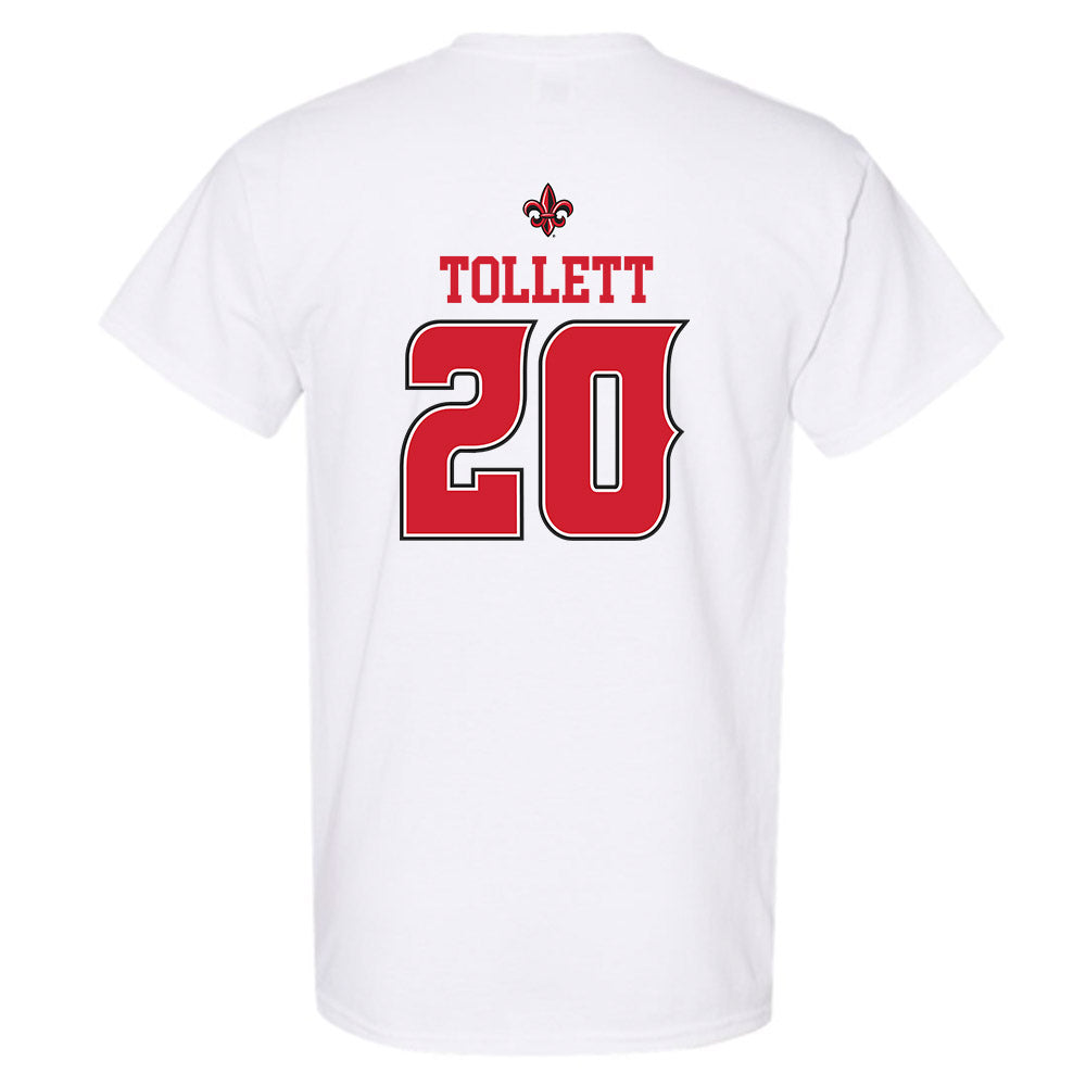 Louisiana - NCAA Baseball : JR Tollett - Sports Shersey T-Shirt-1