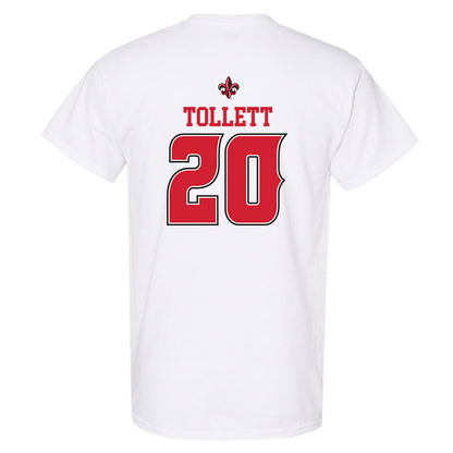 Louisiana - NCAA Baseball : JR Tollett - Sports Shersey T-Shirt-1