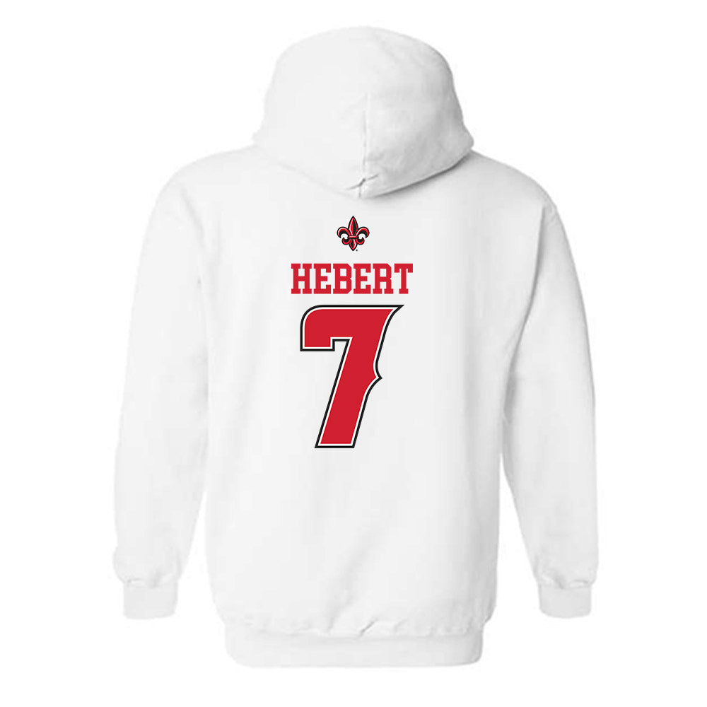 Louisiana - NCAA Baseball : Griffin Hebert - Sports Shersey Hooded Sweatshirt-1