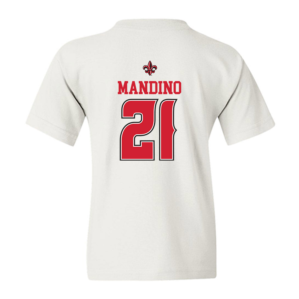 Louisiana - NCAA Baseball : Maddox Mandino - Sports Shersey Youth T-Shirt-1