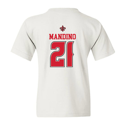 Louisiana - NCAA Baseball : Maddox Mandino - Sports Shersey Youth T-Shirt-1