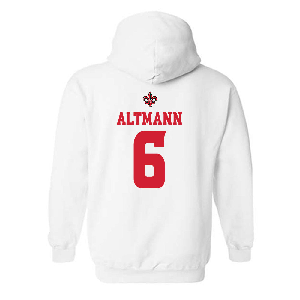 Louisiana - NCAA Football : Sam Altmann - Sports Shersey Hooded Sweatshirt-1