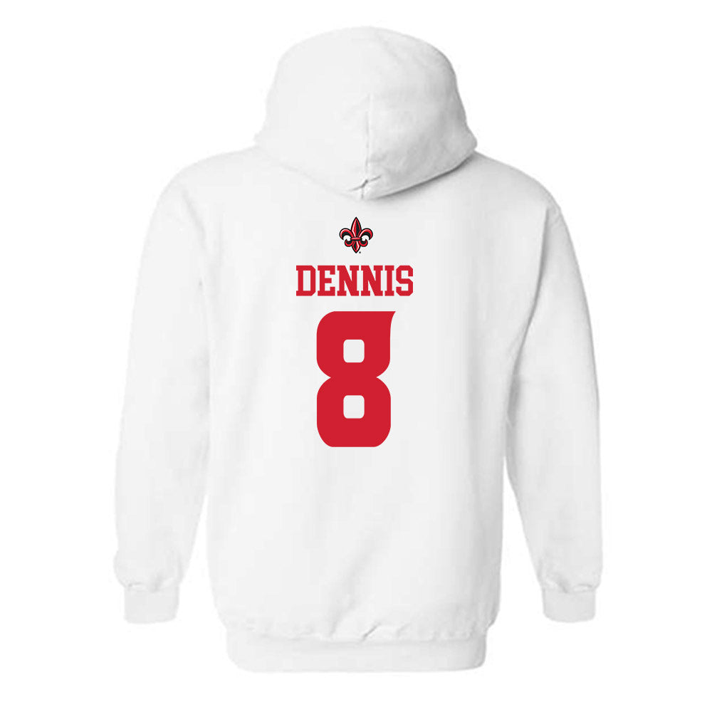 Louisiana - NCAA Football : Rahji Dennis - Hooded Sweatshirt Replica Shersey