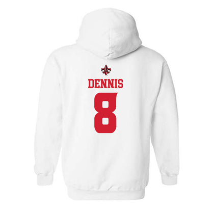 Louisiana - NCAA Football : Rahji Dennis - Hooded Sweatshirt Replica Shersey