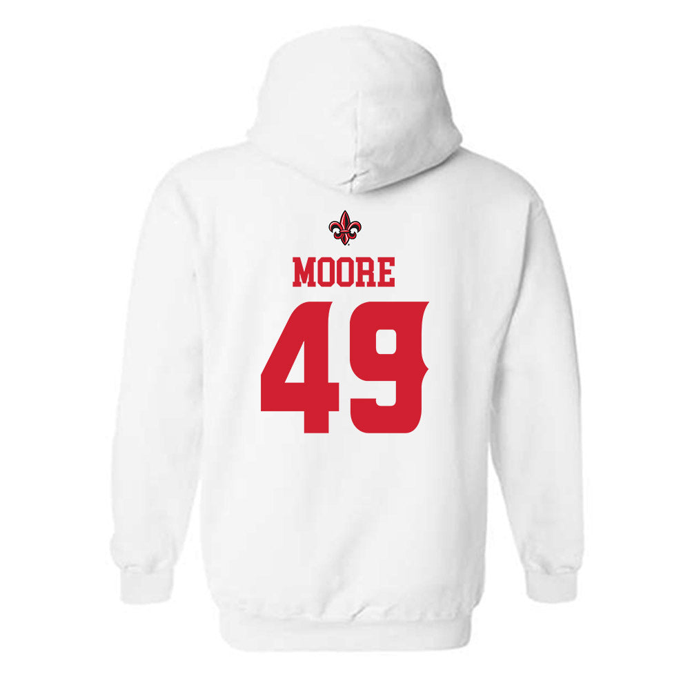 Louisiana - NCAA Football : Travin Moore - Sports Shersey Hooded Sweatshirt-1