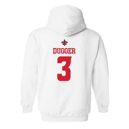 Louisiana - NCAA Football : Jaden Dugger - Sports Shersey Hooded Sweatshirt-1
