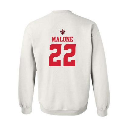 Louisiana - NCAA Football : Kevin Malone - Sports Shersey Crewneck Sweatshirt-1
