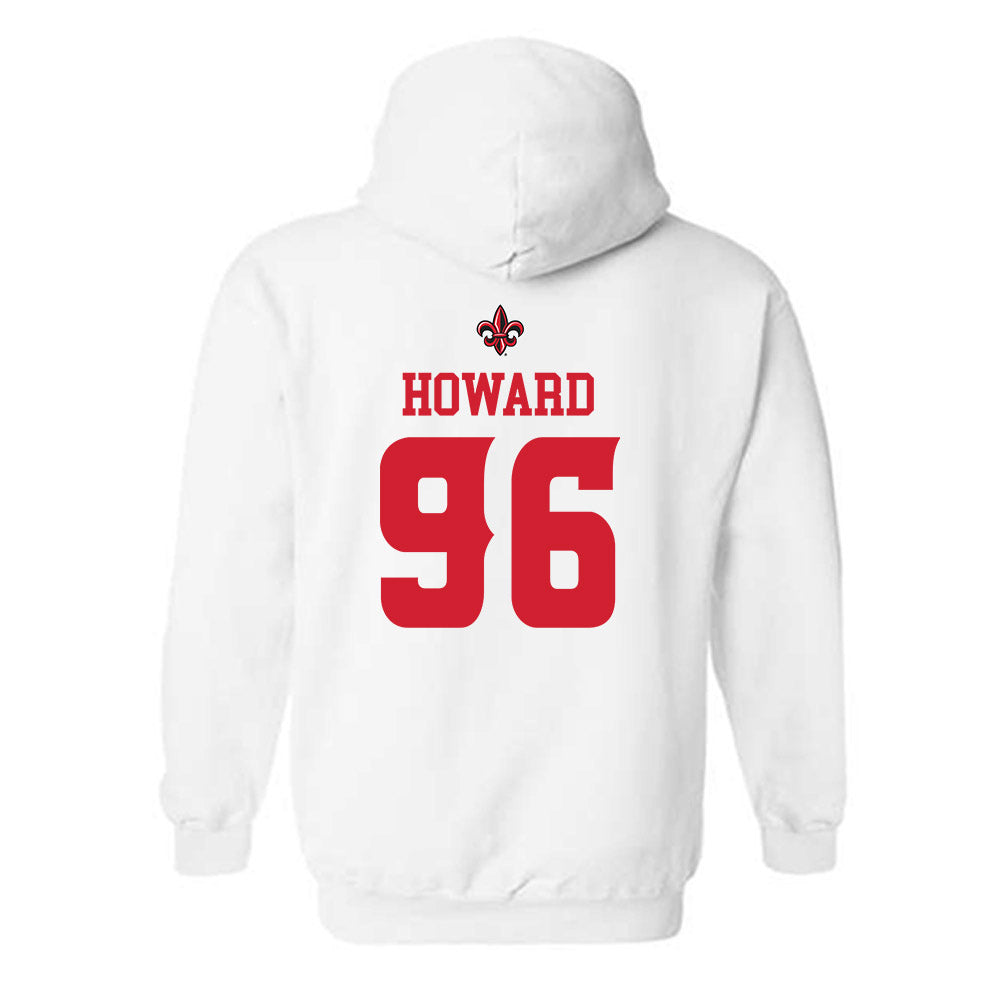 Louisiana - NCAA Football : Chase Howard - Sports Shersey Hooded Sweatshirt-1
