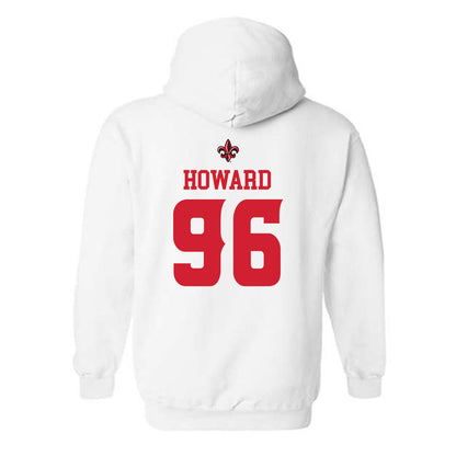 Louisiana - NCAA Football : Chase Howard - Sports Shersey Hooded Sweatshirt-1