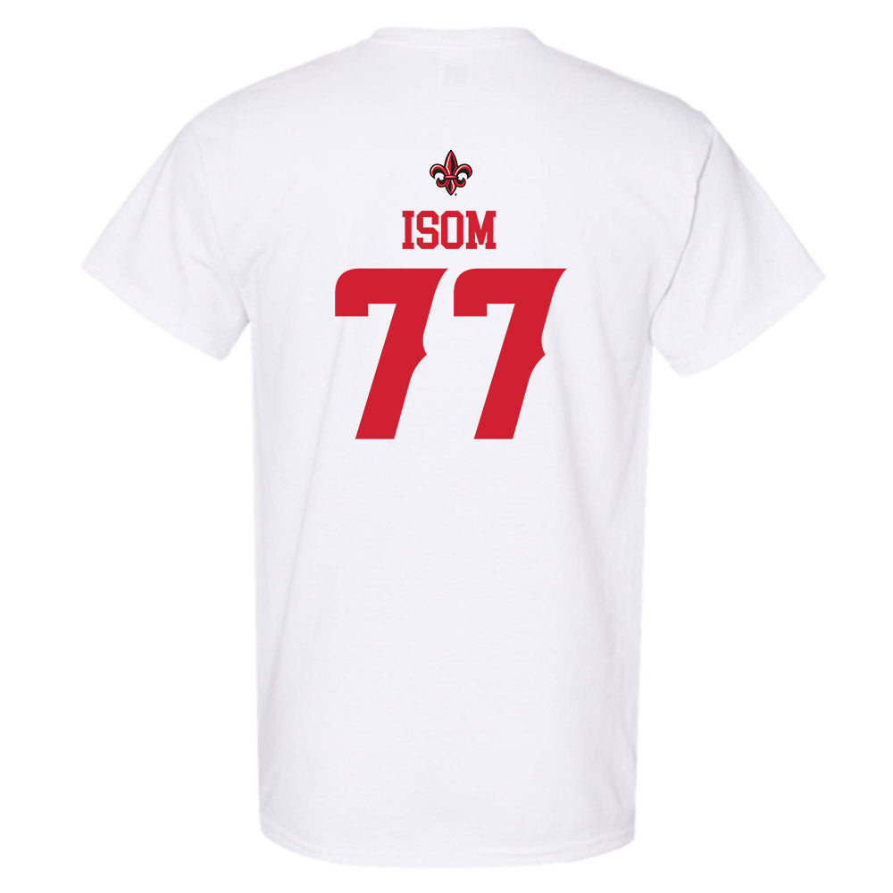Louisiana - NCAA Football : Jakoby Isom - Sports Shersey T-Shirt-1