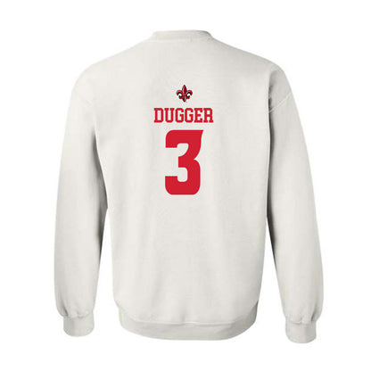 Louisiana - NCAA Football : Jaden Dugger - Sports Shersey Crewneck Sweatshirt-1