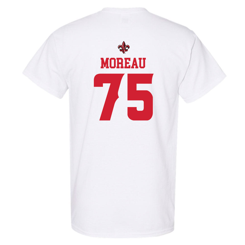 Louisiana - NCAA Football : Kaden Moreau - Sports Shersey T-Shirt
