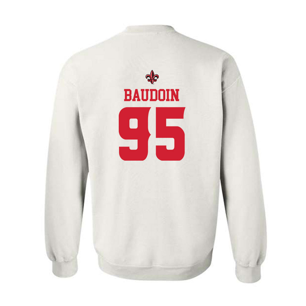 Louisiana - NCAA Football : Maxie Baudoin - Sports Shersey Crewneck Sweatshirt-1