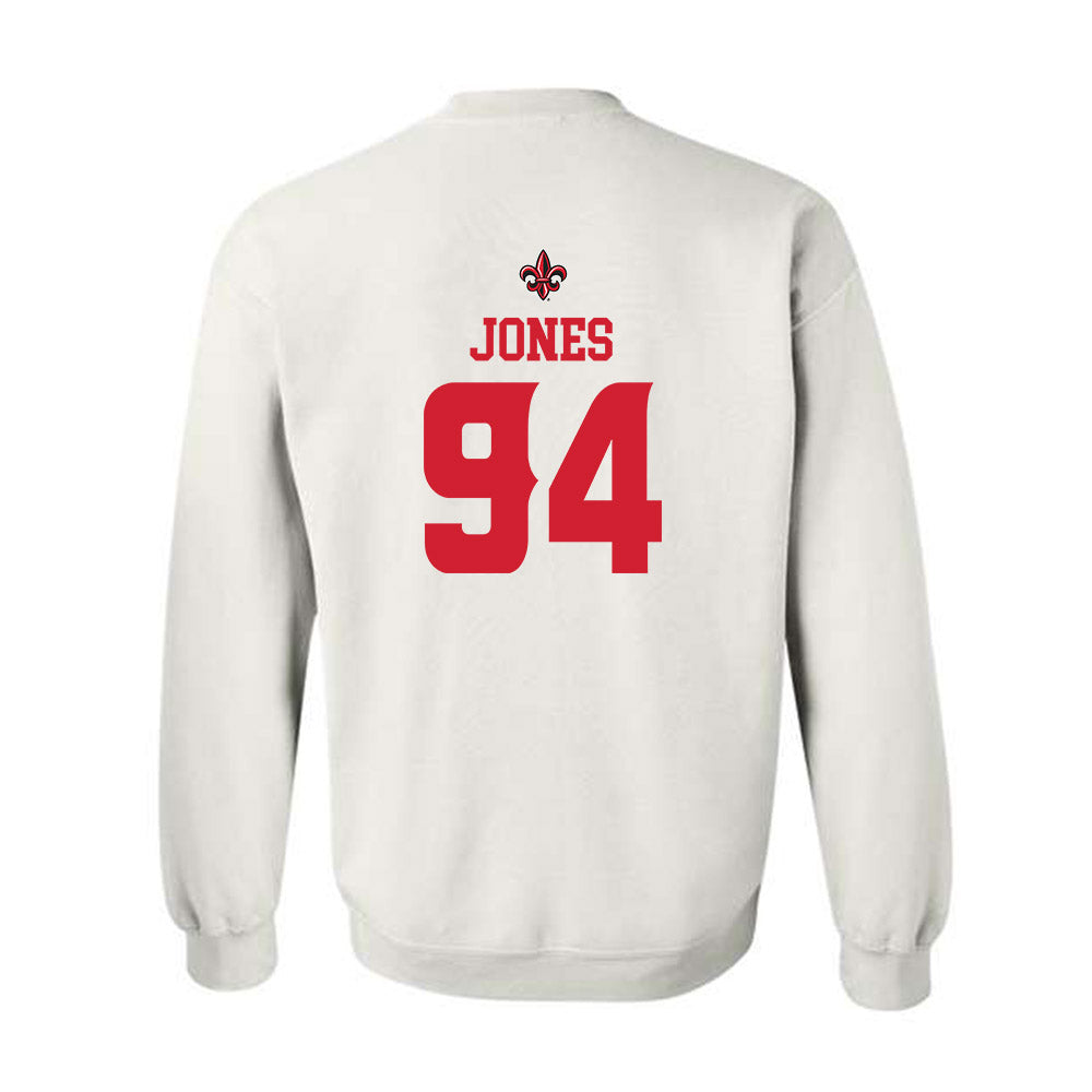Louisiana - NCAA Football : Timahj Jones - Sports Shersey Crewneck Sweatshirt-1