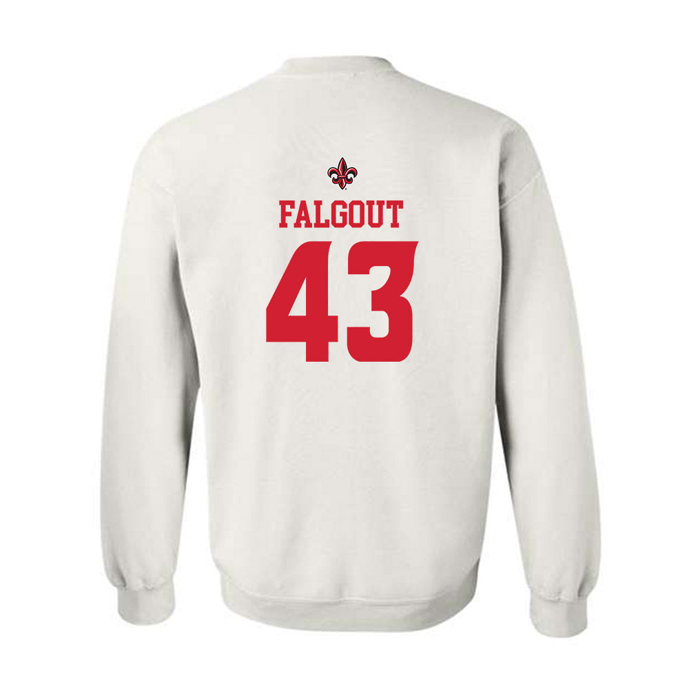 Louisiana - NCAA Football : Aiden Falgout - Sports Shersey Crewneck Sweatshirt-1