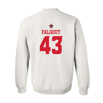 Louisiana - NCAA Football : Aiden Falgout - Sports Shersey Crewneck Sweatshirt-1