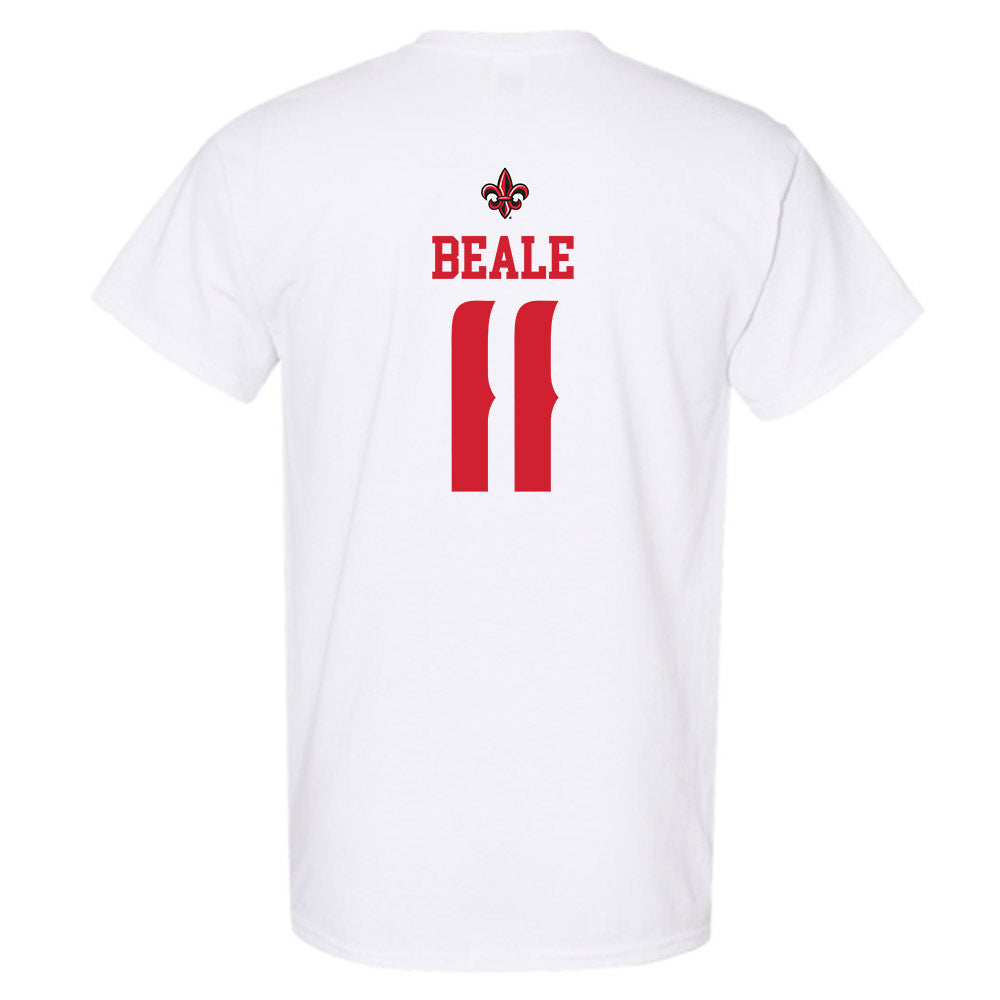 Louisiana - NCAA Football : Daniel Beale - Sports Shersey T-Shirt-1