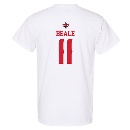 Louisiana - NCAA Football : Daniel Beale - Sports Shersey T-Shirt-1