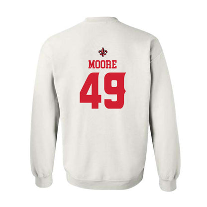 Louisiana - NCAA Football : Travin Moore - Sports Shersey Crewneck Sweatshirt-1