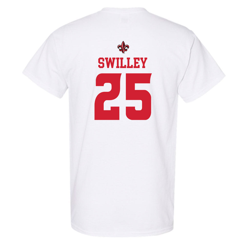 Louisiana - NCAA Football : Hutch Swilley - Sports Shersey T-Shirt-1
